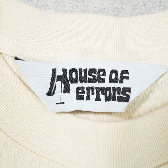 House of Errors Yellow Short Sleeved Shirt With Large Pattern - Picture 3 of 11